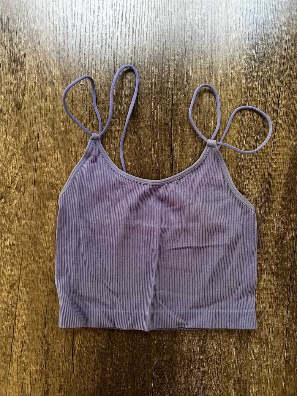 Ribbed Crop Tank